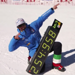 スピードスキーで新世界記録が樹立